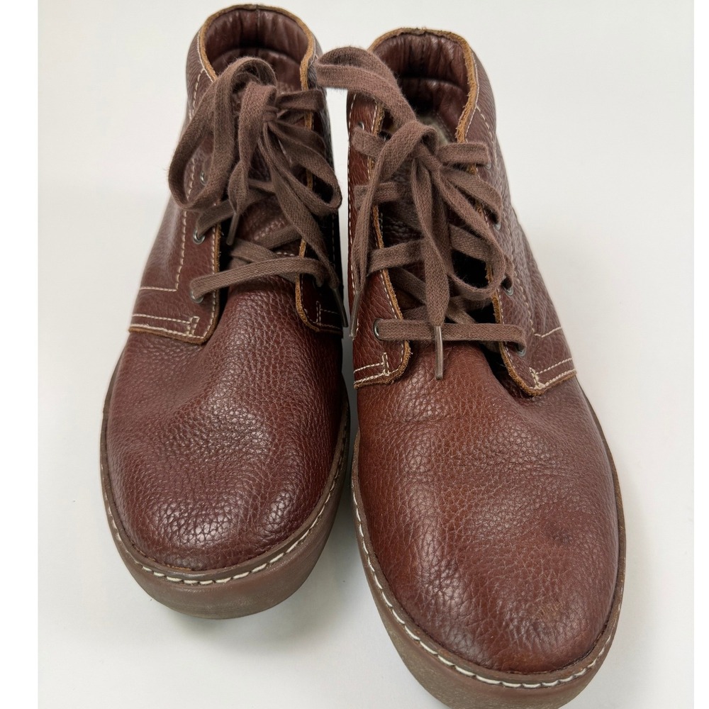 UGG Australia Pebble Leather Chukka Boots Brown Men's Size 10